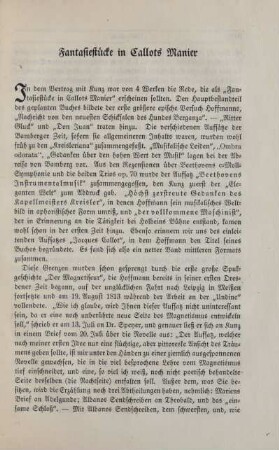 Fantasiestücke in Callots Manier