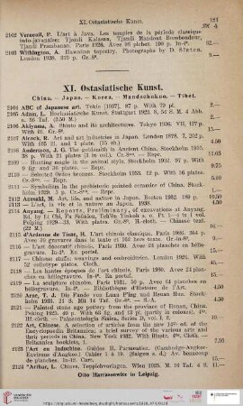 XI. Ostasiatische Kunst (Nr. 2104 - 2570)