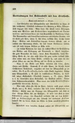 Verbindungen des Kohlenstoffs mit dem Stickstoffe