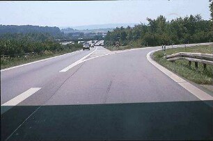 Einfahrt in Tangente (Heilbronn Richtung Schwieberdingen)