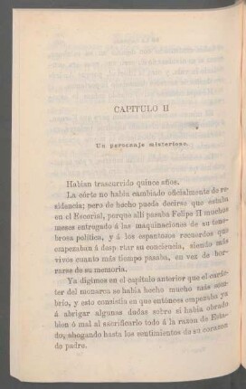 Capítulo II - Un personaje misterioso.