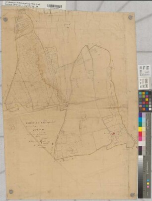 Mairie de Broich, Section B dite de Broich 1:2500. Terminé le 20. Octobre 1810 (alte Urkarte)