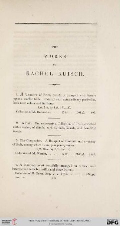 The Works of Rachel Ruisch