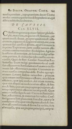 De Caussis. Cap. XLVII.