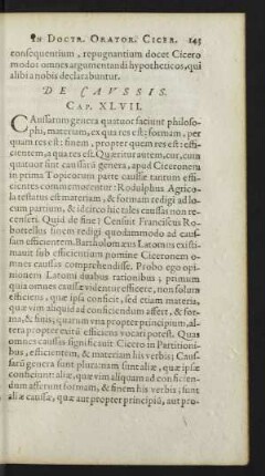De Caussis. Cap. XLVII.