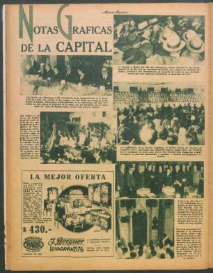 Notas gráficas de la Capital [Fotografías]