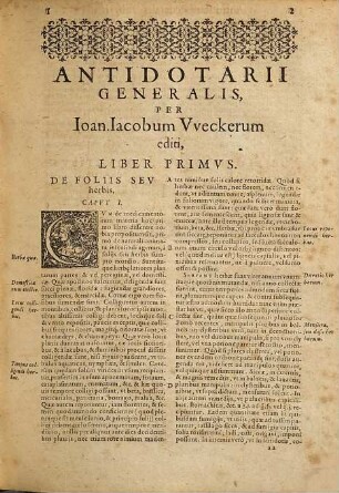 Antidotarium generale et speciale