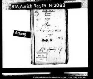Die Bestätigung des Bürgermeisters in Aurich