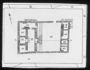 Tell ed-Duweir [Lachis], Plan des "Sonnenschreins"