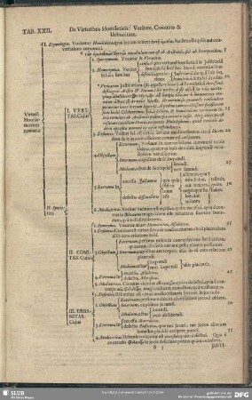 Tab. XXII. De Virtutibus Homileticis: Veritate, Comitate & Urbanitate