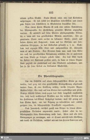 Die Photolithographie