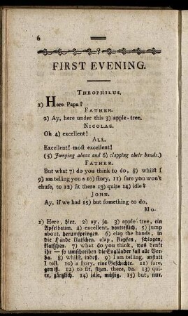 First Evening.