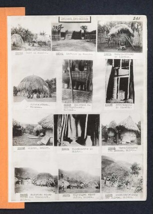 Albumblatt 20 mit Angebotsserie "Deutsch-Ost-Afrika"