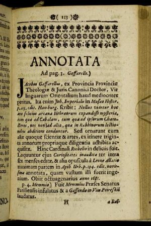 Annotata.