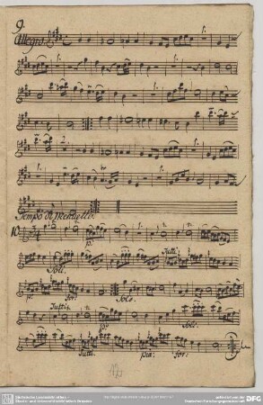 9. Allegro, E-Dur