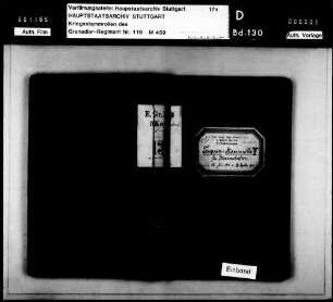 Kriegsstammrolle der 5. Feldkompanie