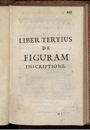 Liber Tertius de Figuram Inscriptione.
