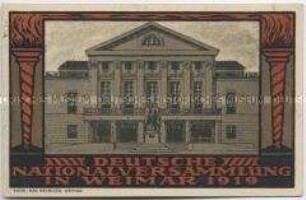 Postkarte zur Nationalversammlung 1919