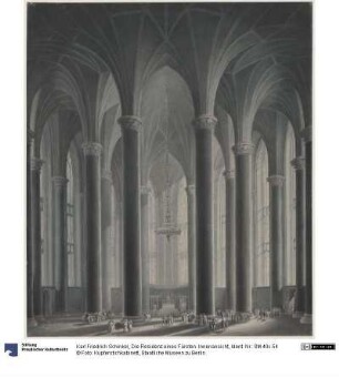 Die Residenz eines Fürsten. Innenansicht