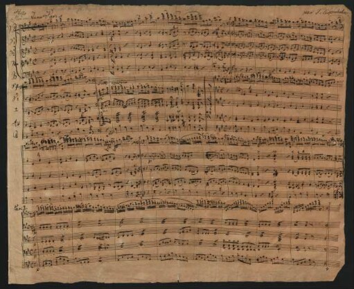 Variationen; vl, strings; A-Dur