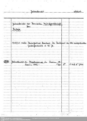 Jahresbericht Musikgesellschaft