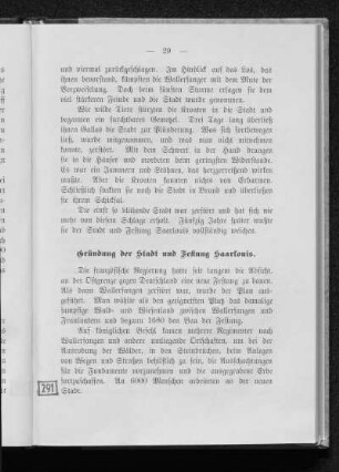 Gründung der Stadt und Festung Saarlouis.