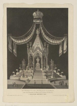 Trauergerüst für Franz I. von Österreich, Mailand