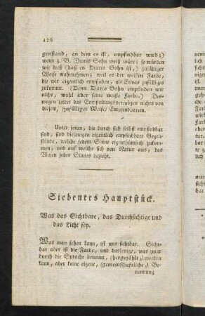 126-169, Siebentes Hauptstück bis zwölftes Hauptstück.