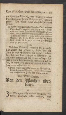 Das XVIII. Capitel. Von den Pflantzen überhaupt