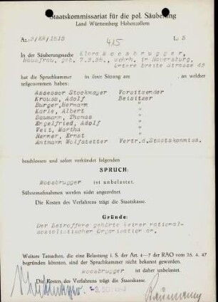 Moosbrugger, Klara