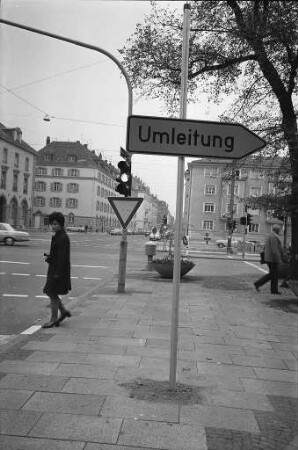 Einrichtung einer neuen Signalanlage auf der Kreuzung Beiertheimer Allee - Mathystraße