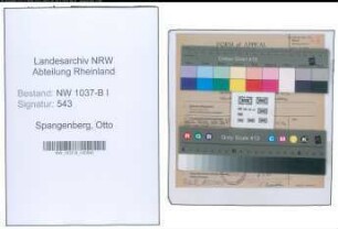 Entnazifizierung Otto Spangenberg , geb. 21.10.1909 (Betriebsleiter)