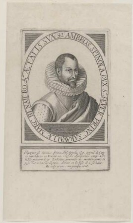 Bildnis des Ambros. Spinola