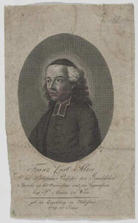 Bildnis des Franz Carl Alter