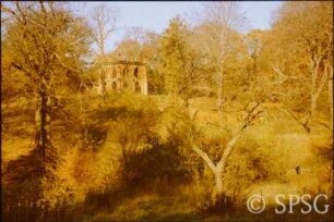 Potsdam, Park Babelsberg, Parkansicht mit Gerichtslaube.