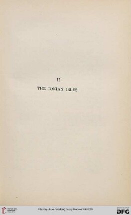 II: The Ionian Isles