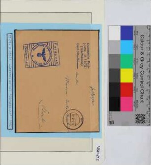 Dienstbrief, Schiffsname/Landeinheit: Strassburg, Feldpostnr. 15721; Frankatur, Mi.-Nr.: [Keine]; Poststempel: uu 16.2.42.-18; Nebenstempel: Feldpost Dienststelle Feldpost-Nr. M 15721