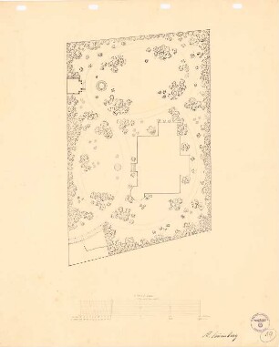 Parkanlage: Lageplan