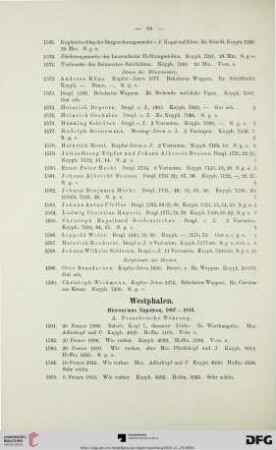 Westphalen (Nr. 1591-1627)