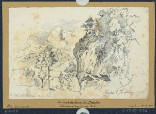 Der Backofenfelsen bei Hainsberg (Freital)