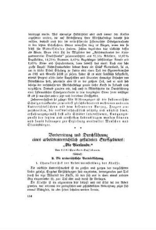 Vorbereitung und Durchführung eines arbeitsunterrichtlich gestalteten Stoffgebietes : "Die Vierlande" ; (Schluß)
