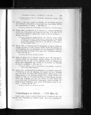 Verhandlungen zu Lübeck. - 1503 März 12.