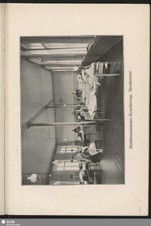 Stadtkrankenhaus-Erweiterung: Krankensaal