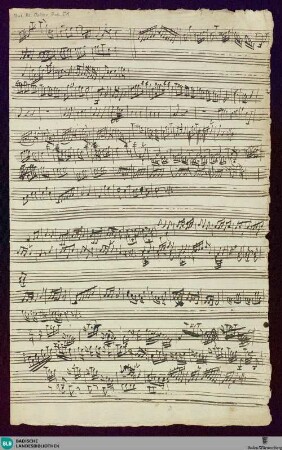 3 Instrumental pieces. Sketches - Mus. Hs. Molter Anh. 51