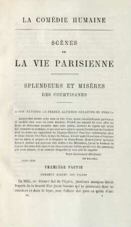 Splendeurs et misères des courtisanes