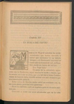 Capítulo XIV - En busca del olvido