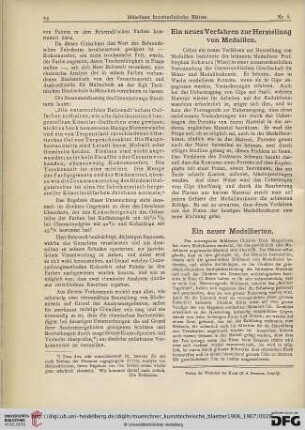 3: Ein neues Verfahren zur Herstellung von Medaillen