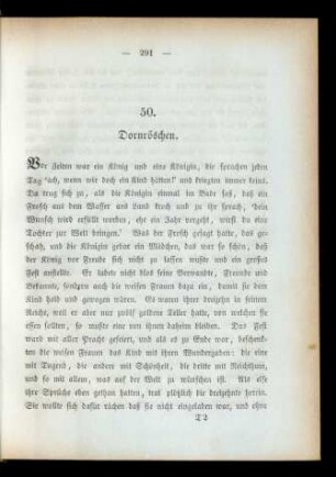 50. Dornröschen.