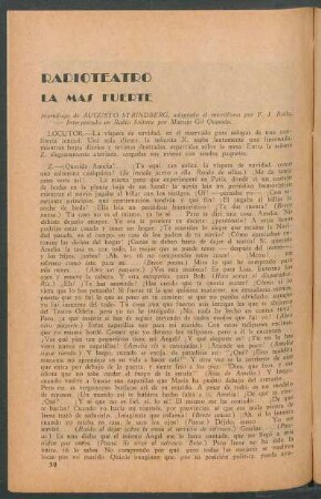 La más fuerte : Radioteatro