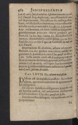Cap. LXVII. - LXX.